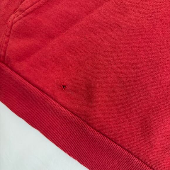 Wisconsin Badgers Hoodie Men's XL Under Armour Pullover Red College Sweatshirt - Picture 3 of 9